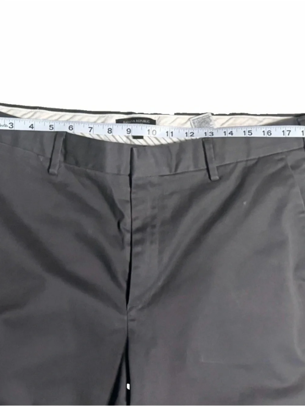 Banana Republic Men's Dark Gray Straight Chinos